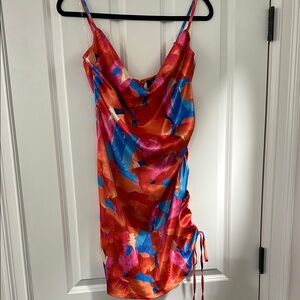 Vibrant Multicolor Mini Dress